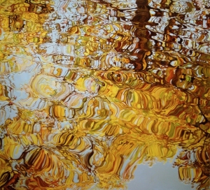 Fall, 2004, acrylic and resin on canvas, 72 x 72 cm